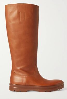 Nearly NEW THE ROW Billie leather knee boots, Eu 39.5, $2,600